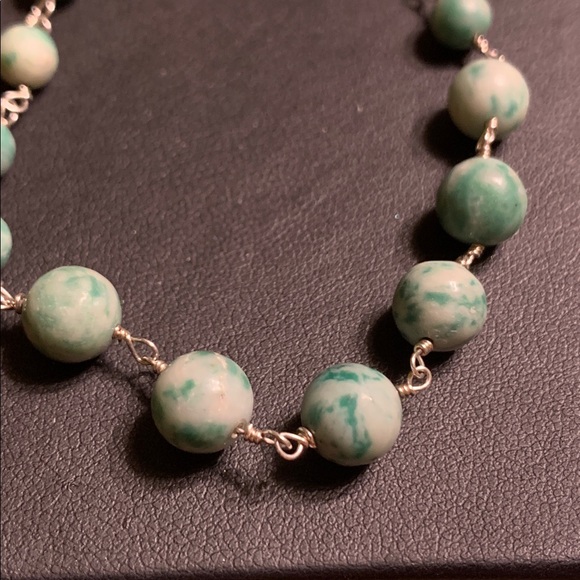 Sterling Silver Bead Bracelet - Handmade - Picture 2 of 4